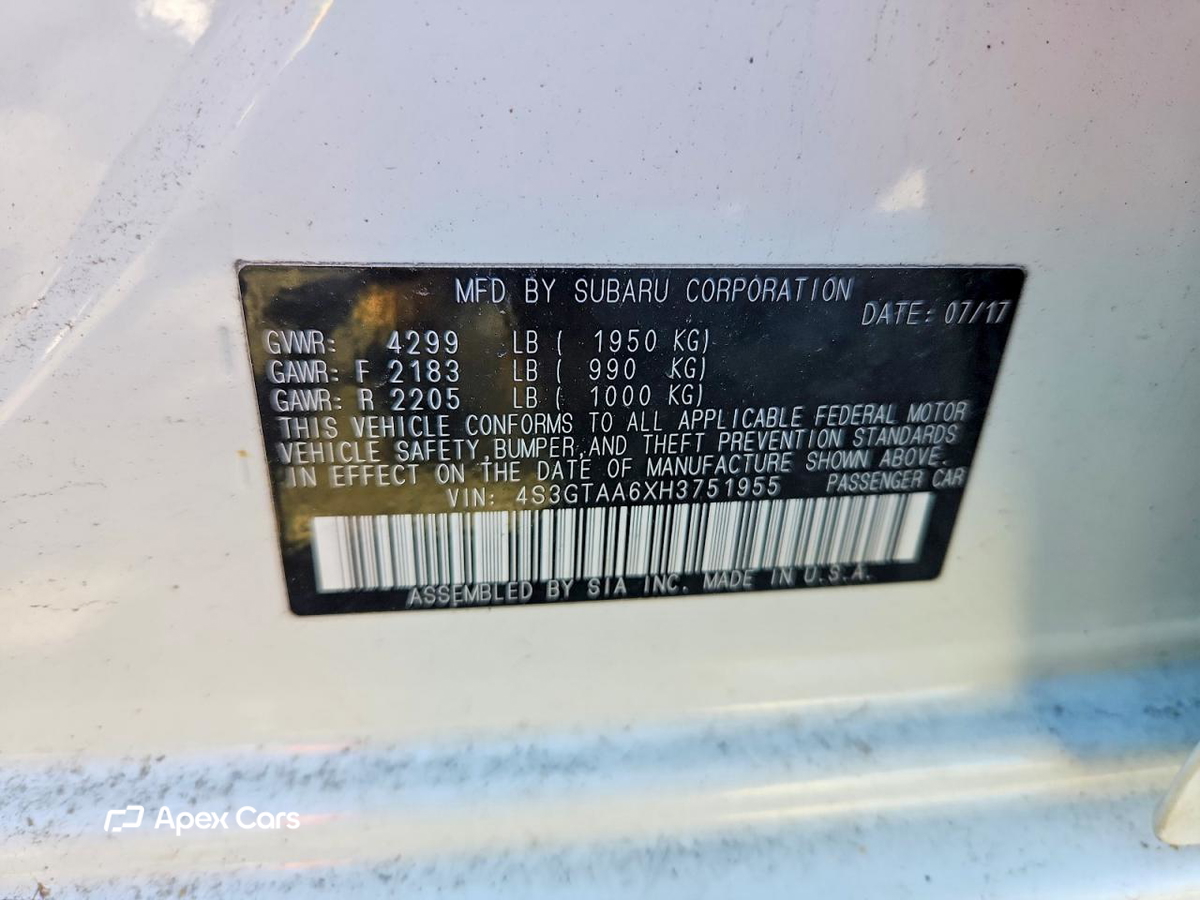 Subaru Impreza 2017