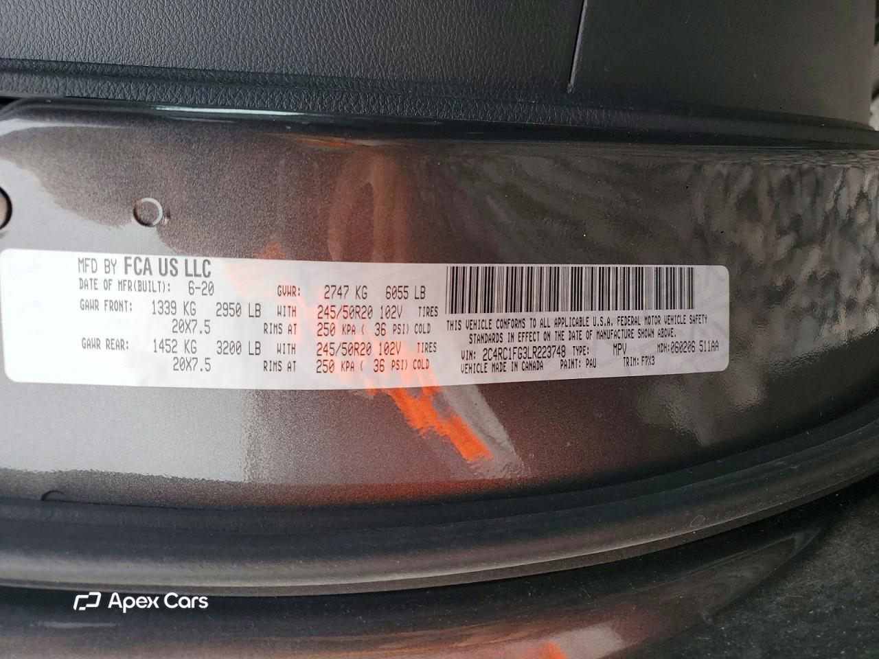 Chrysler Pacifica 2020