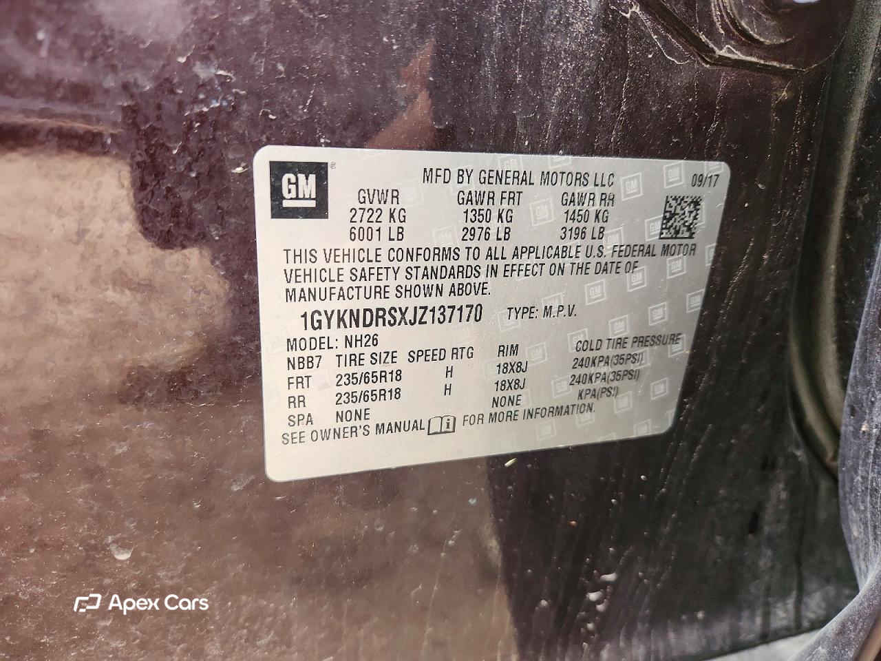 Cadillac XT5 2018