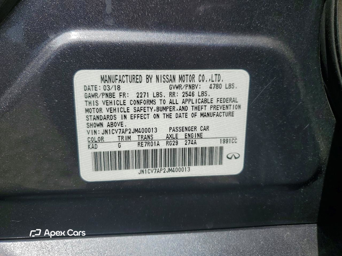 Infiniti Q50 2018