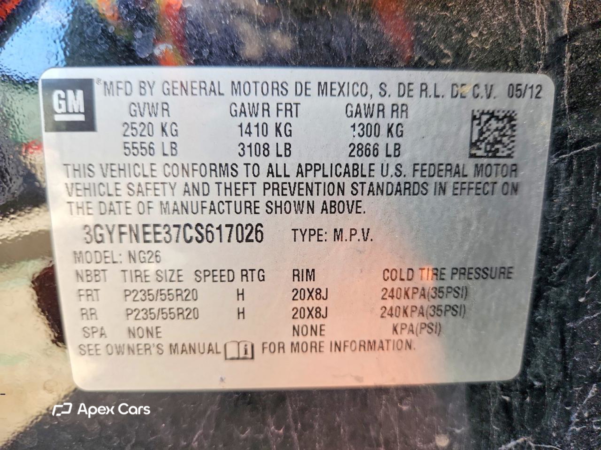 Cadillac SRX 2012
