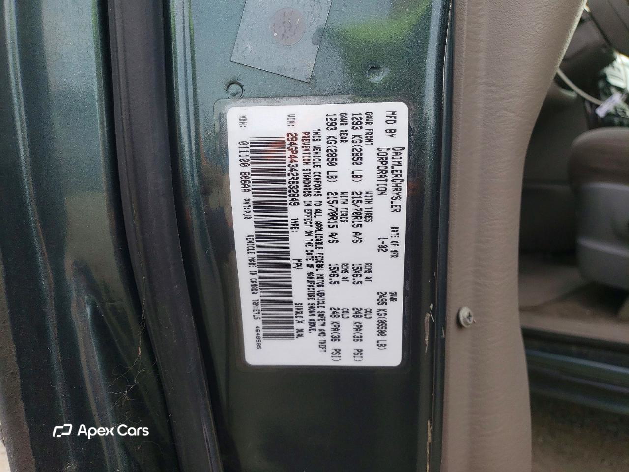 Dodge Caravan 2002
