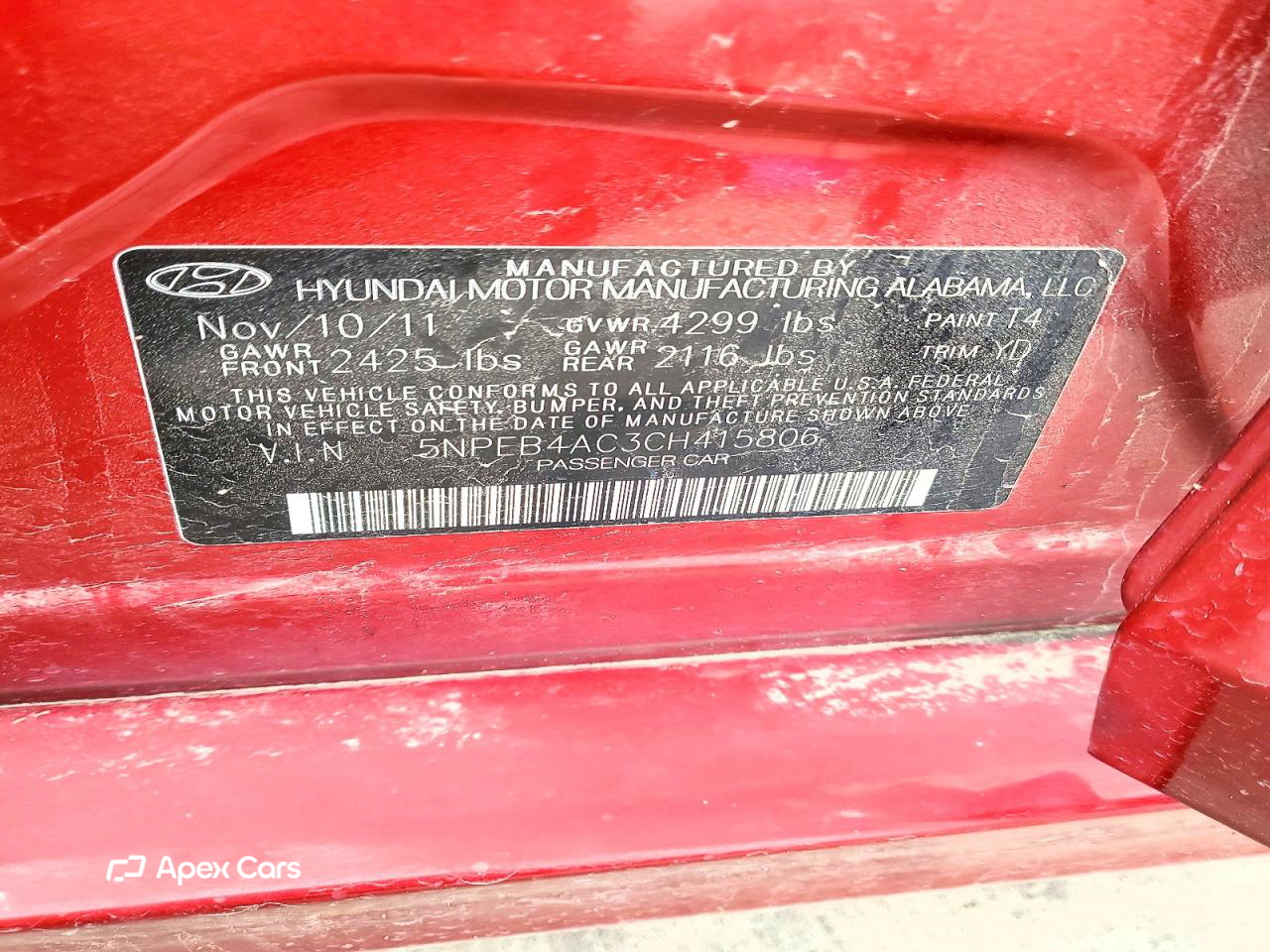 Hyundai Sonata 2012