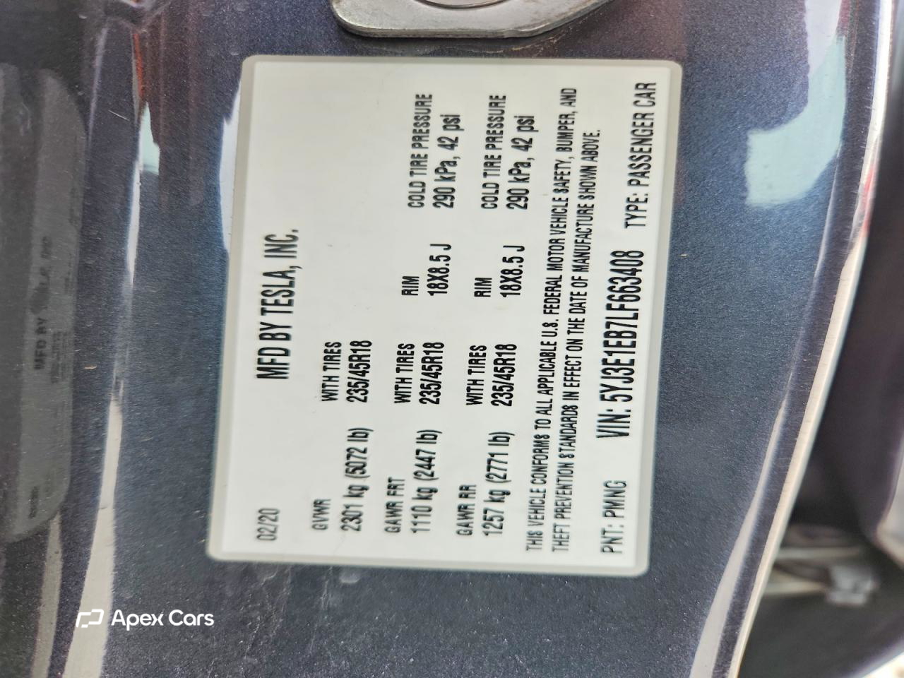 Tesla Model 3 2020