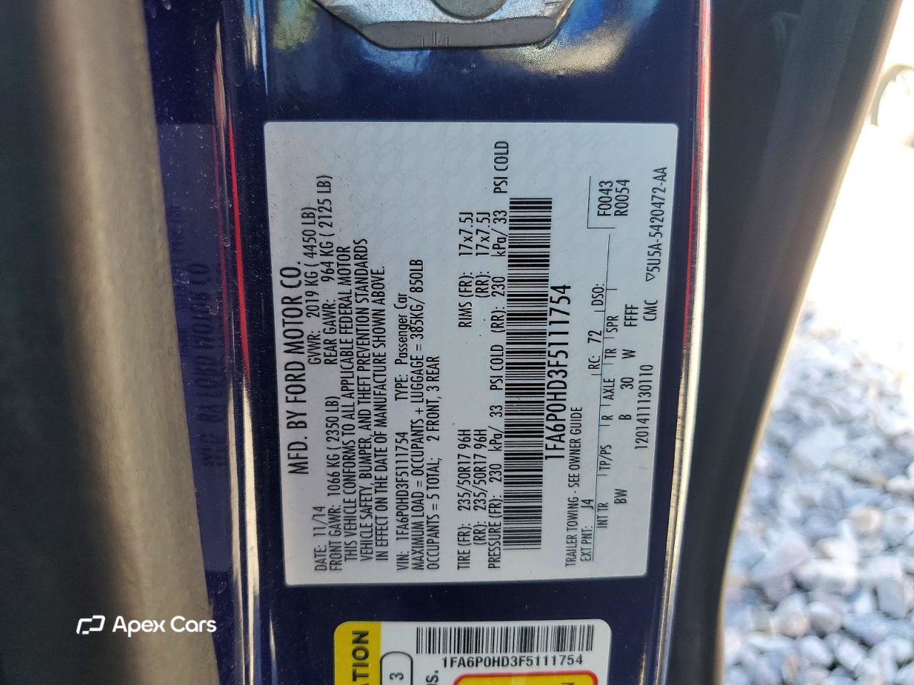 Ford Fusion 2015