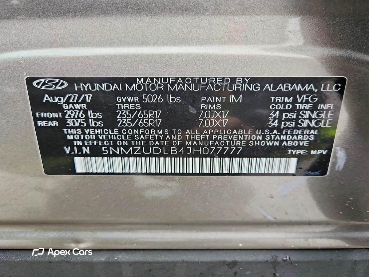 Hyundai Santa Fe 2018