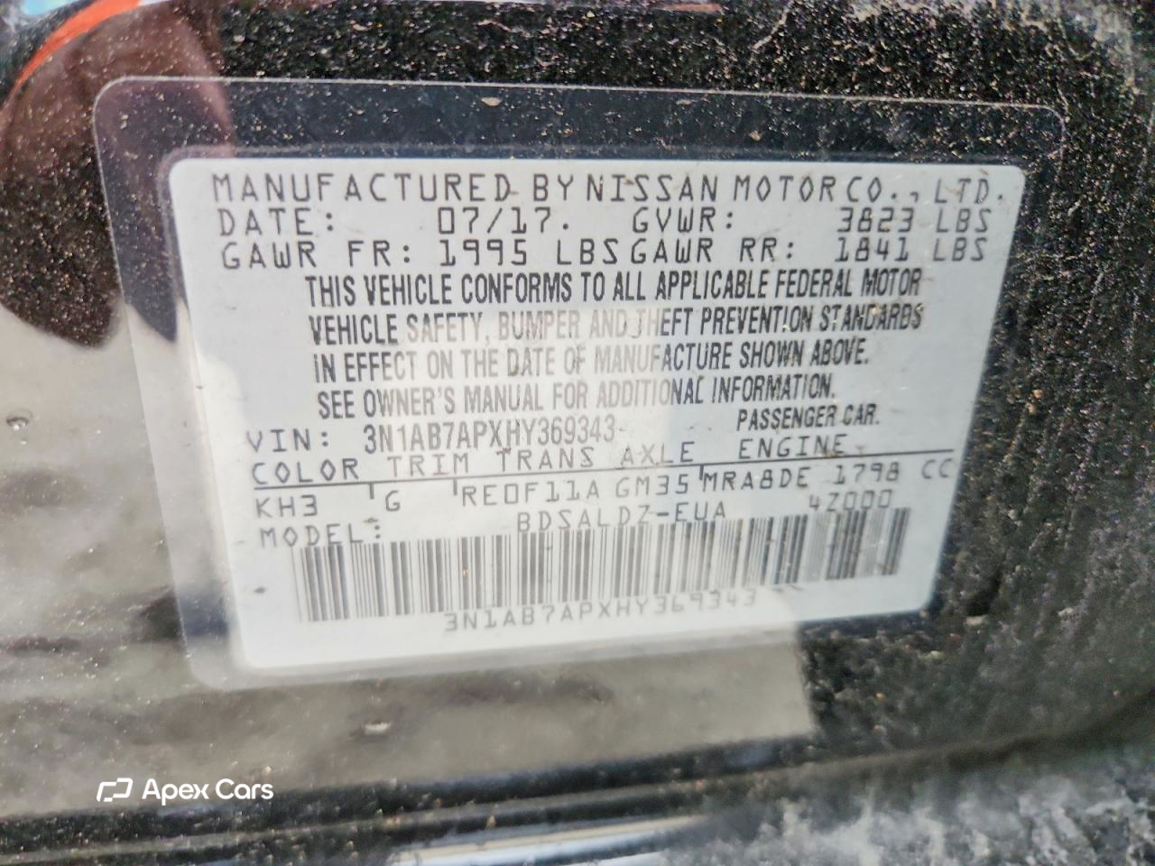 Nissan Sentra 2017
