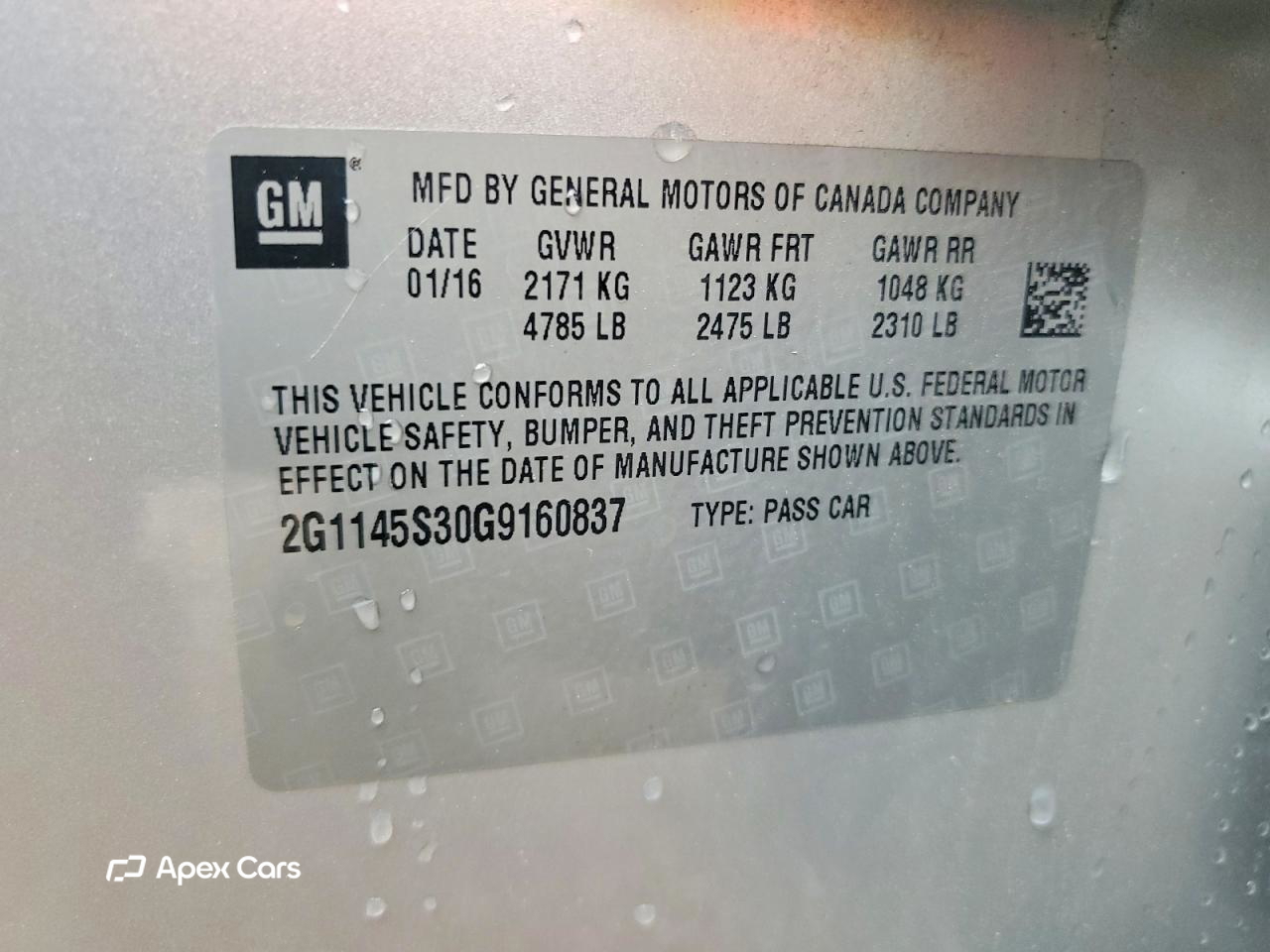 Chevrolet Impala 2016