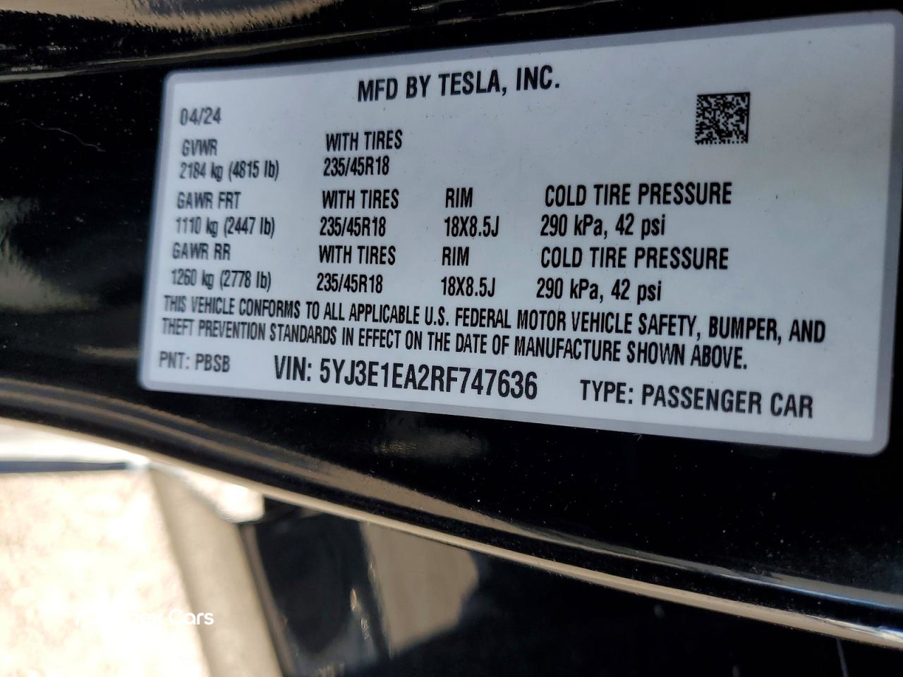 Tesla Model 3 2024