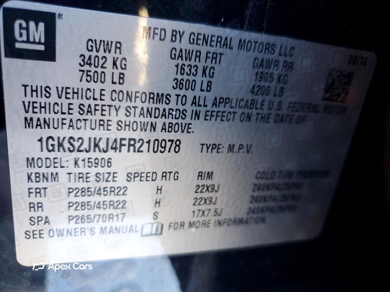 GMC Yukon 2015