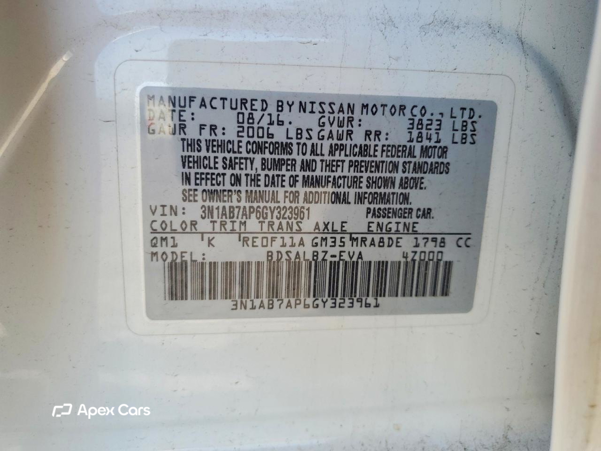 Nissan Sentra 2016