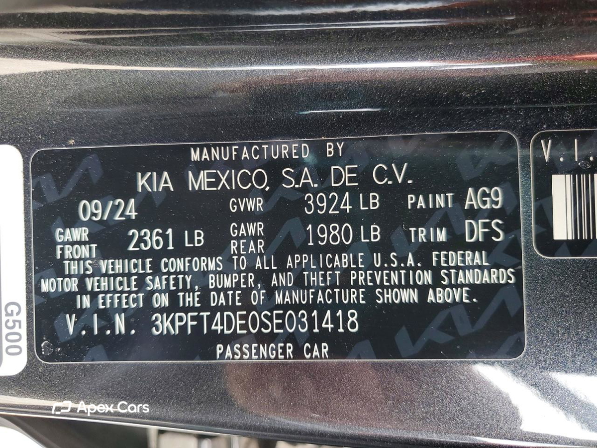 Kia K4 2025