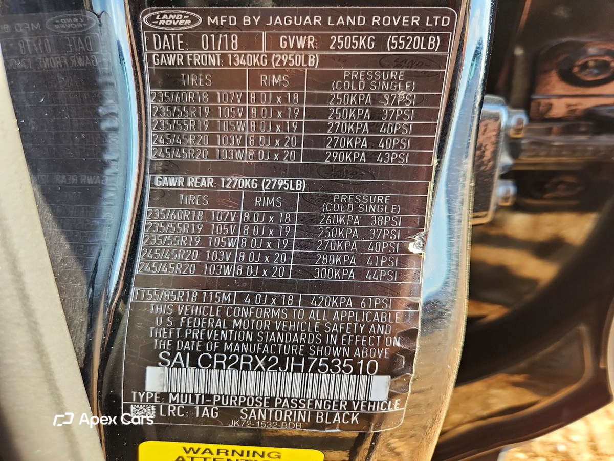 Land Rover Discovery 2018