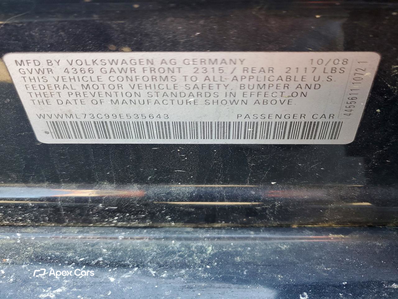 Volkswagen Passat CC 2009