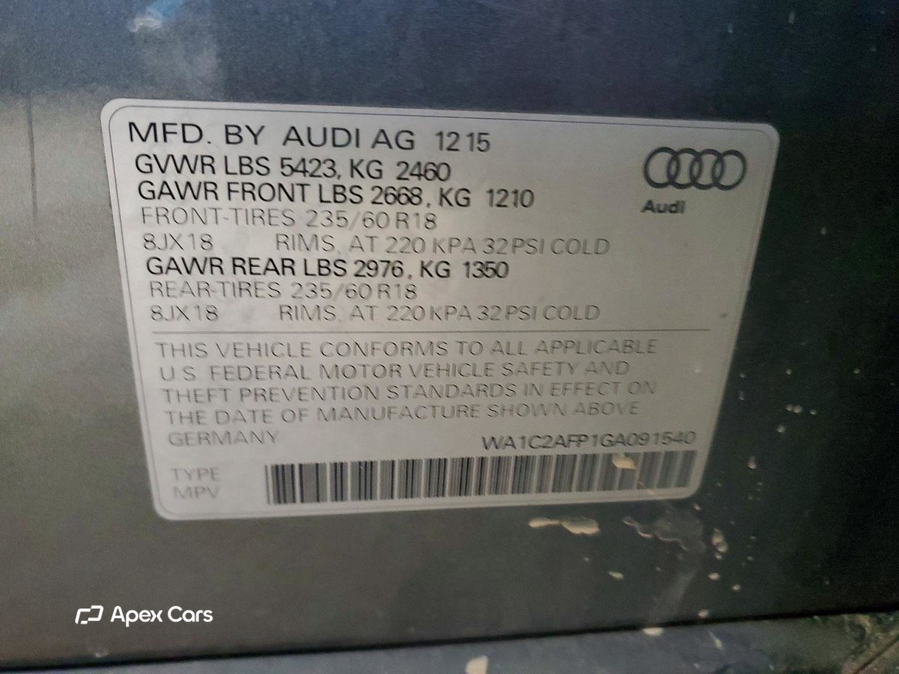 Audi Q5 2016