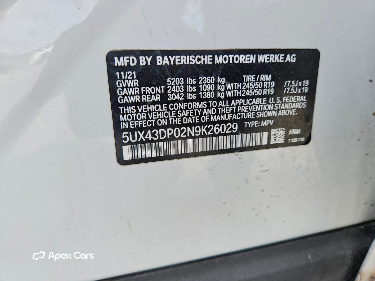 BMW X3 2022