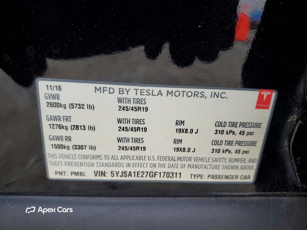 Tesla Model S 2016