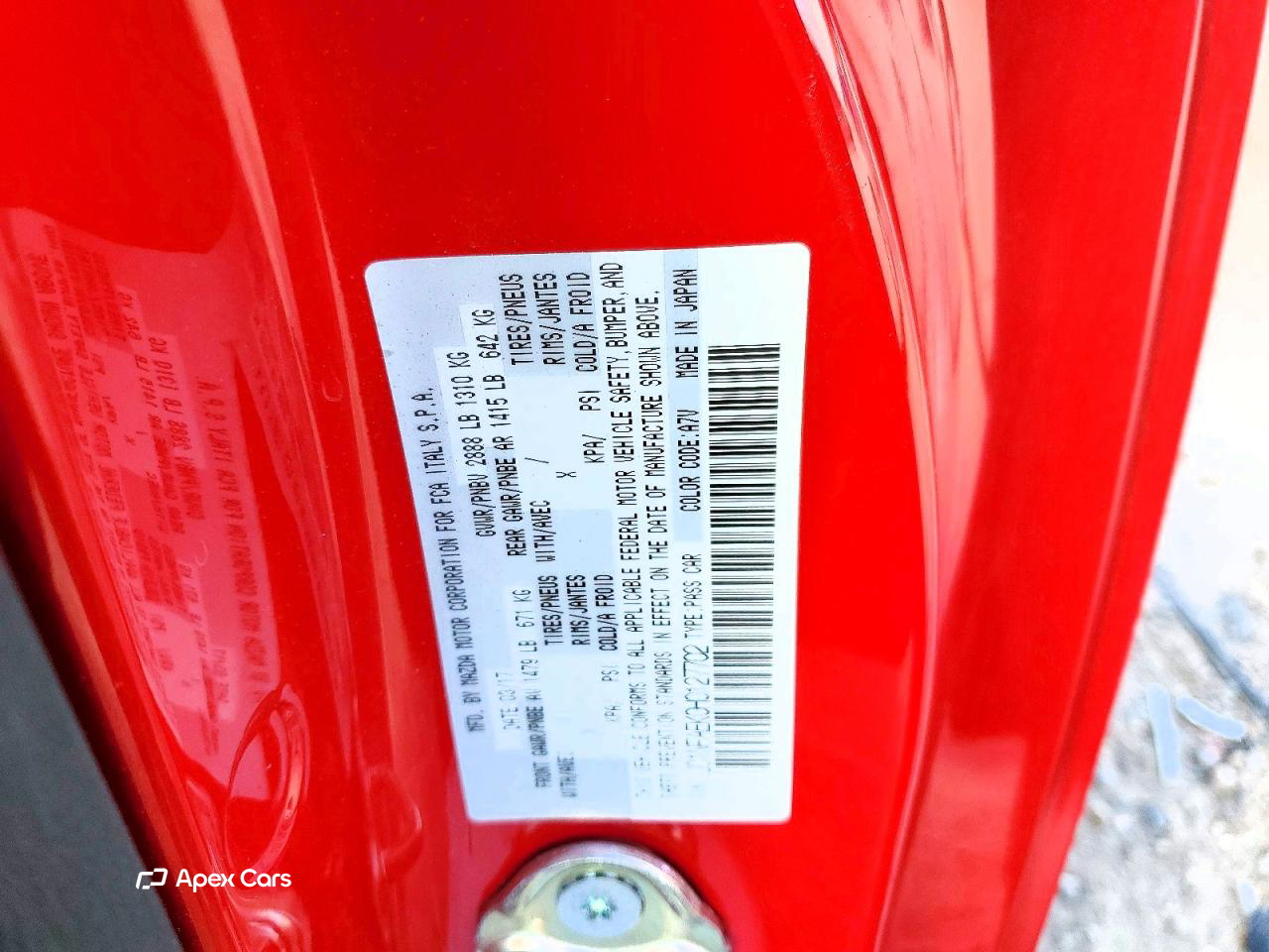 Fiat 124 Spider 2017