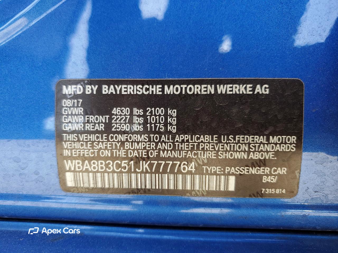 BMW Series 3 2018