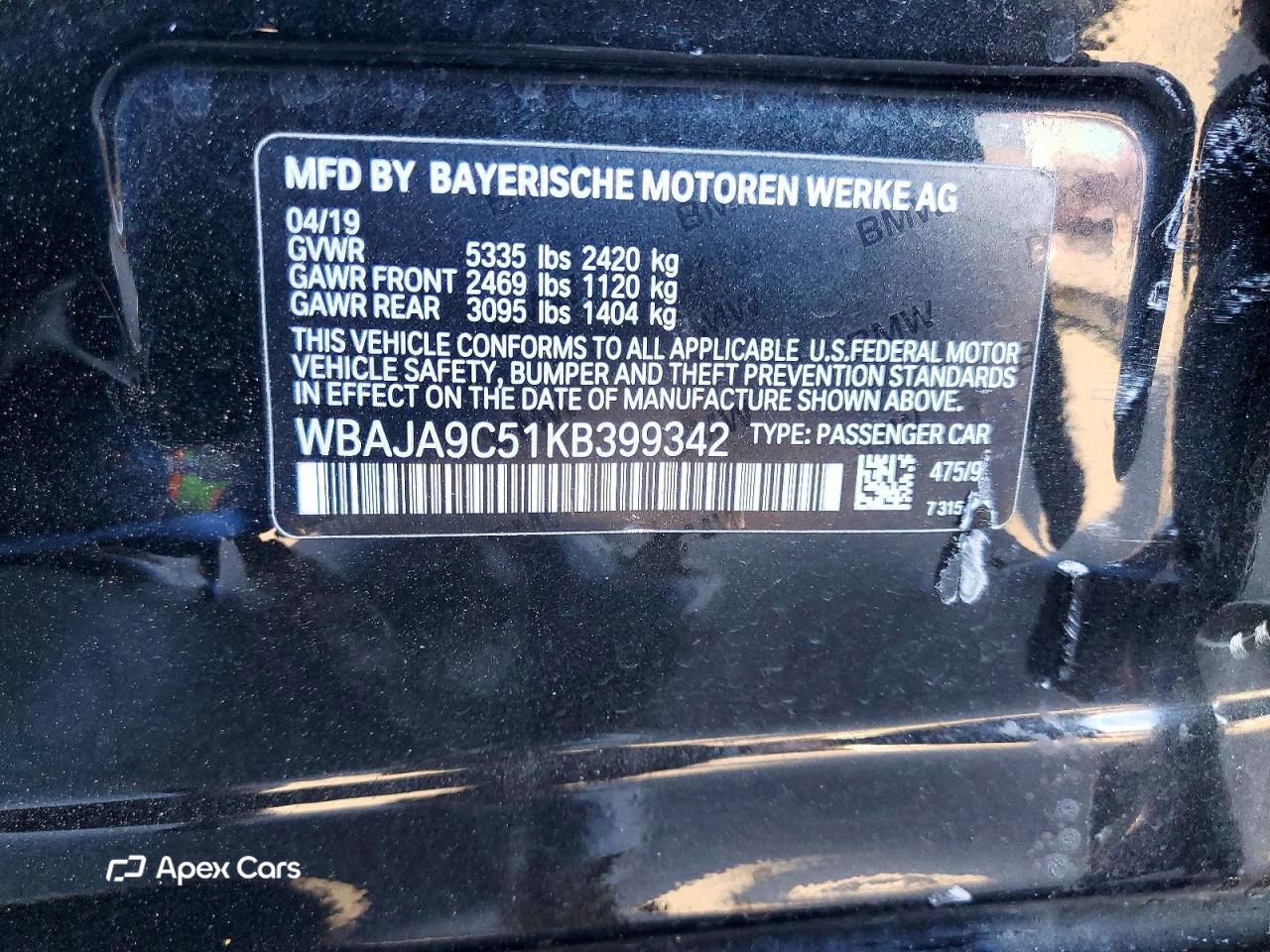 BMW Series 5 2019