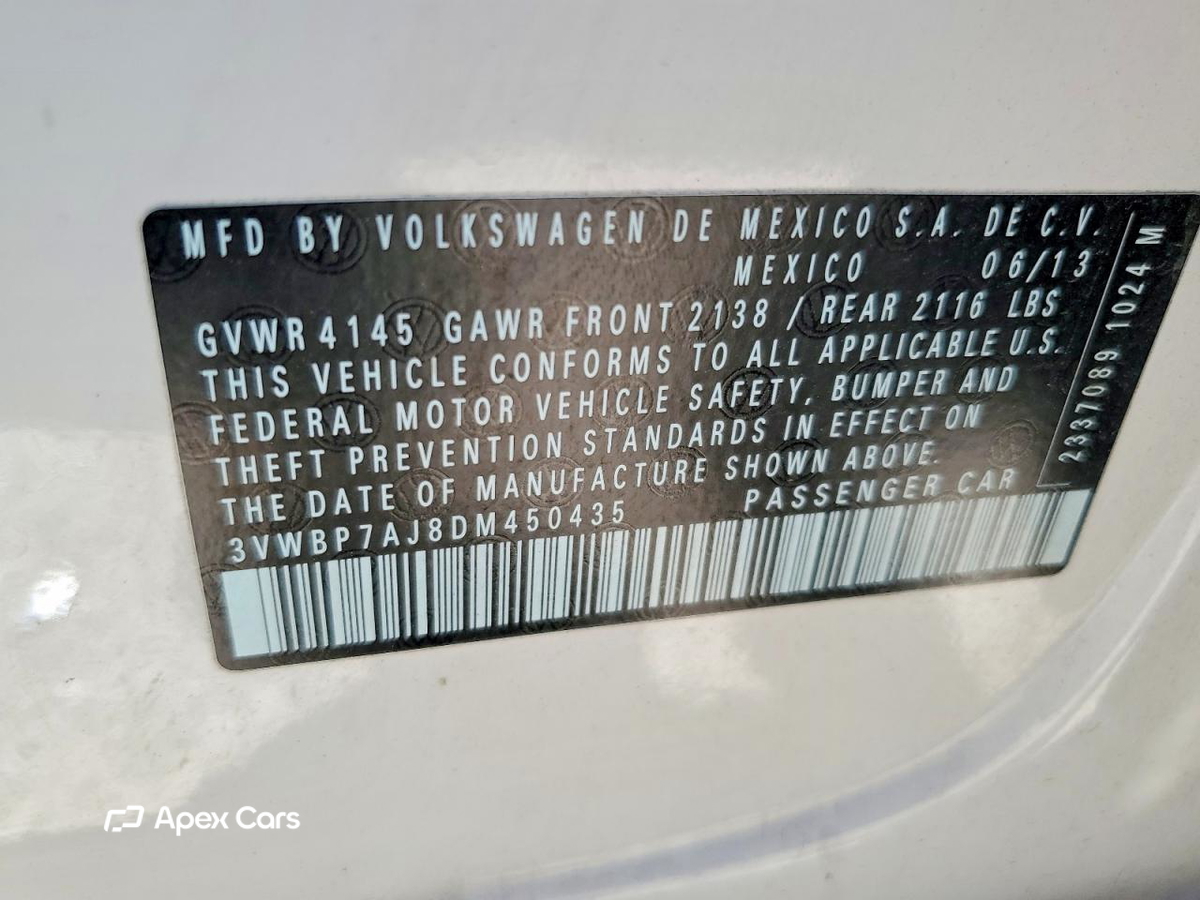 Volkswagen Jetta 2013