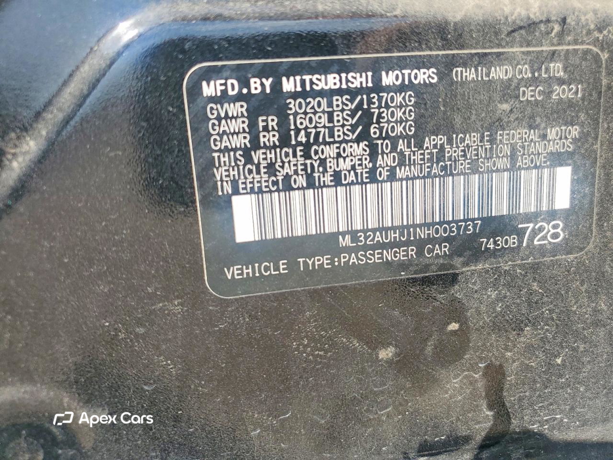 Mitsubishi Mirage 2022