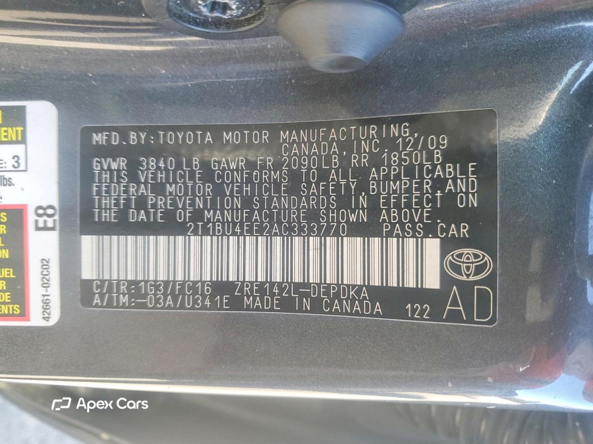 Toyota Corolla 2010