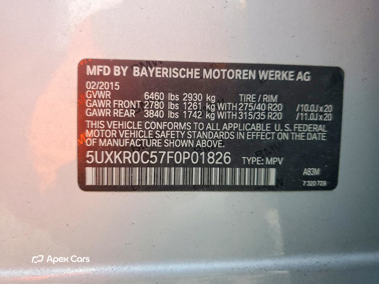 BMW X5 2015