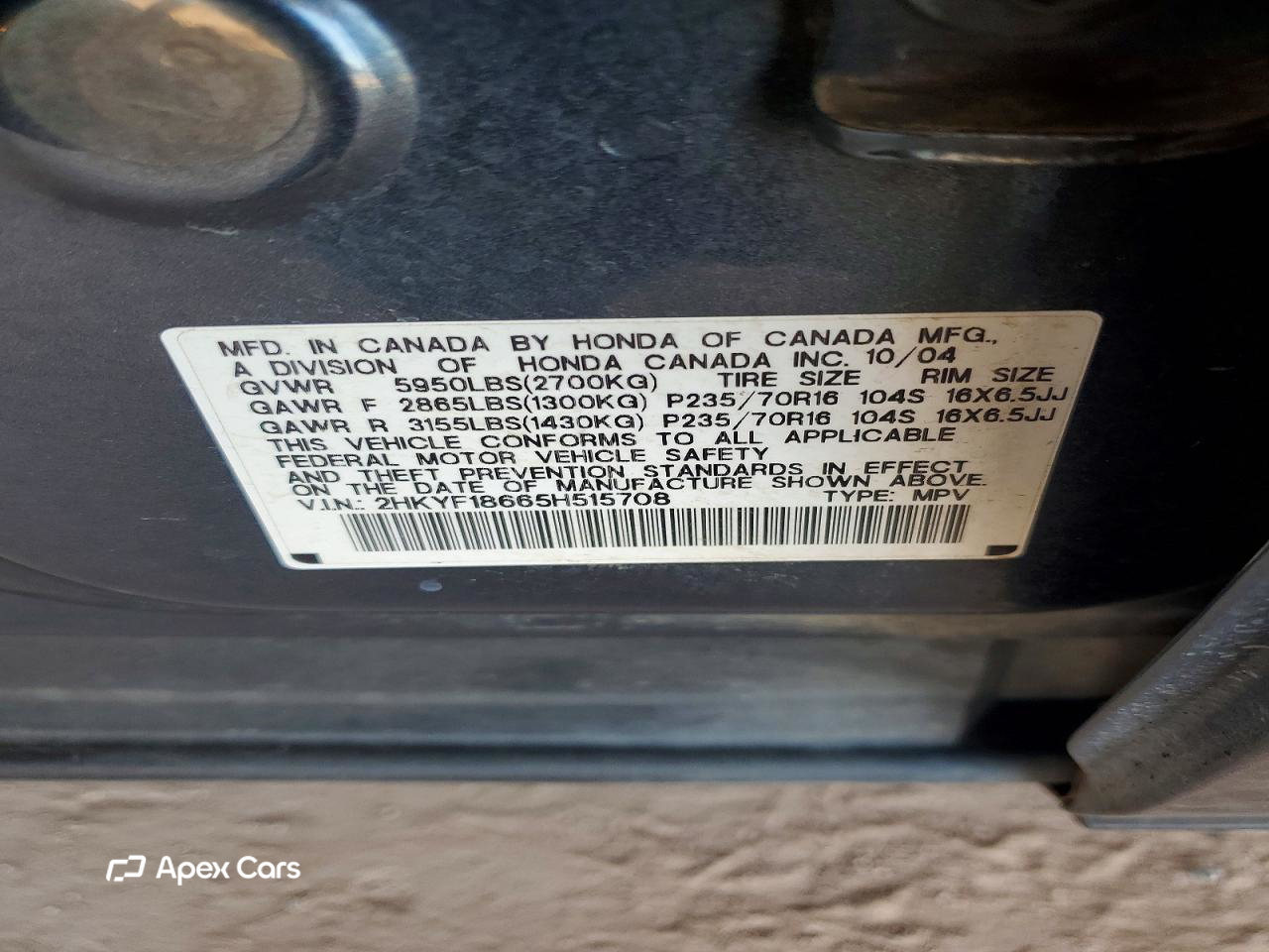 Honda Pilot 2005