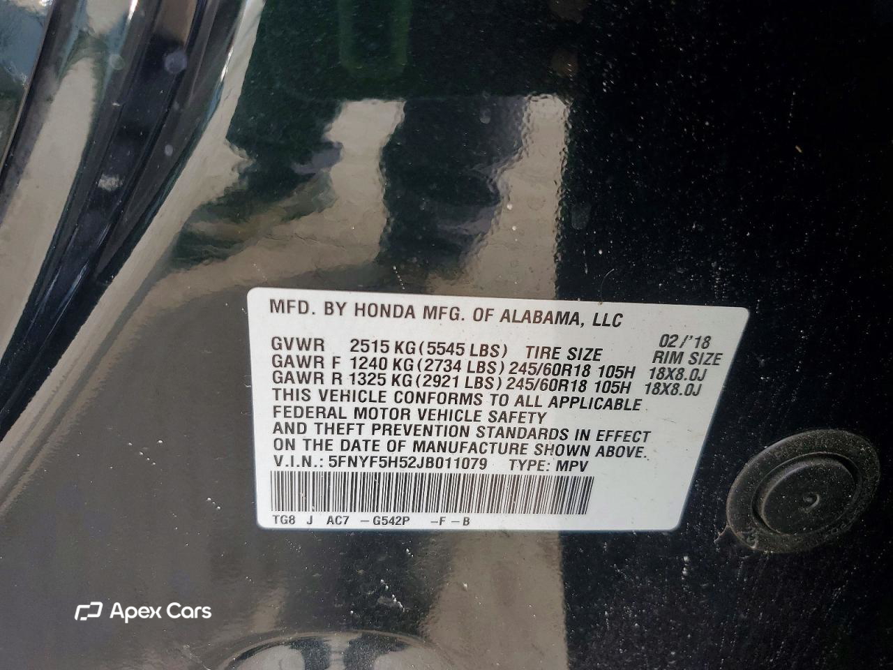 Honda Pilot 2018