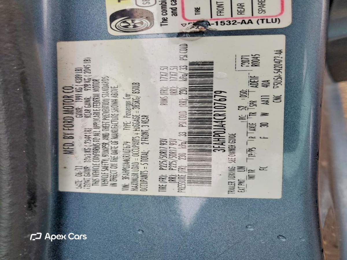 Ford Fusion 2012