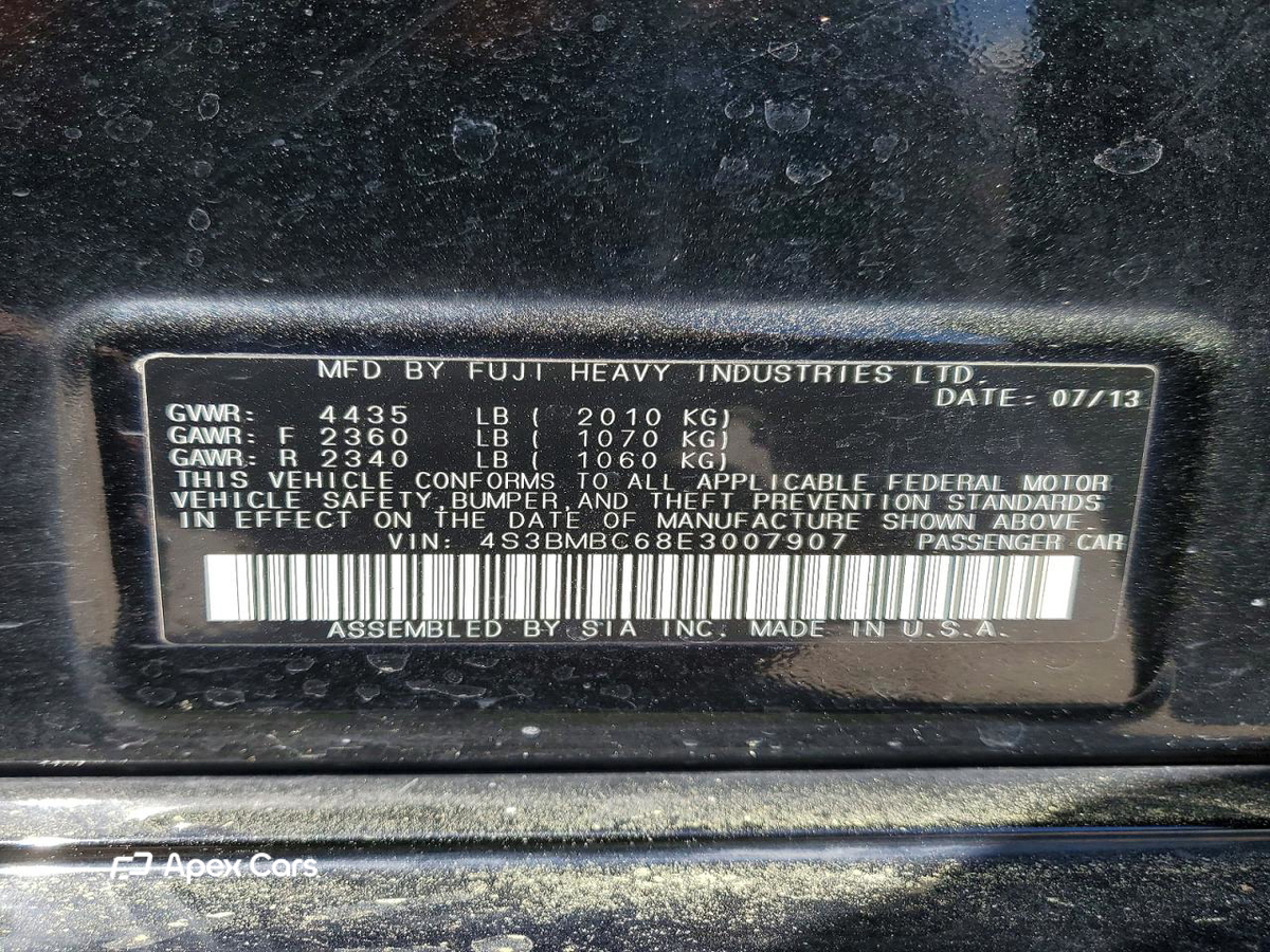 Subaru Legacy 2014