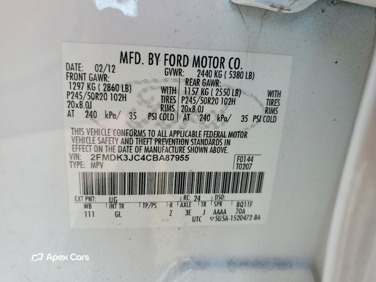 Ford Edge 2012