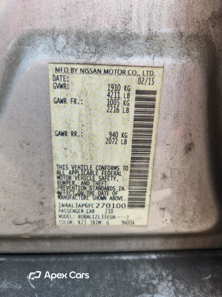 Nissan Altima 2015