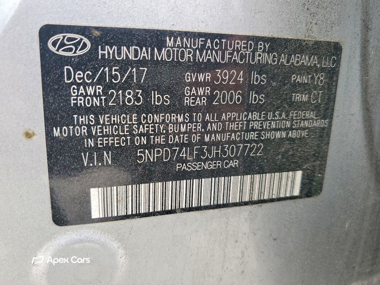 Hyundai Elantra 2018