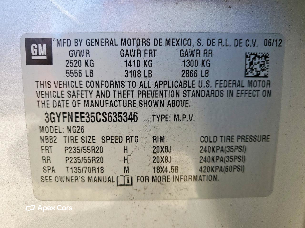 Cadillac SRX 2012