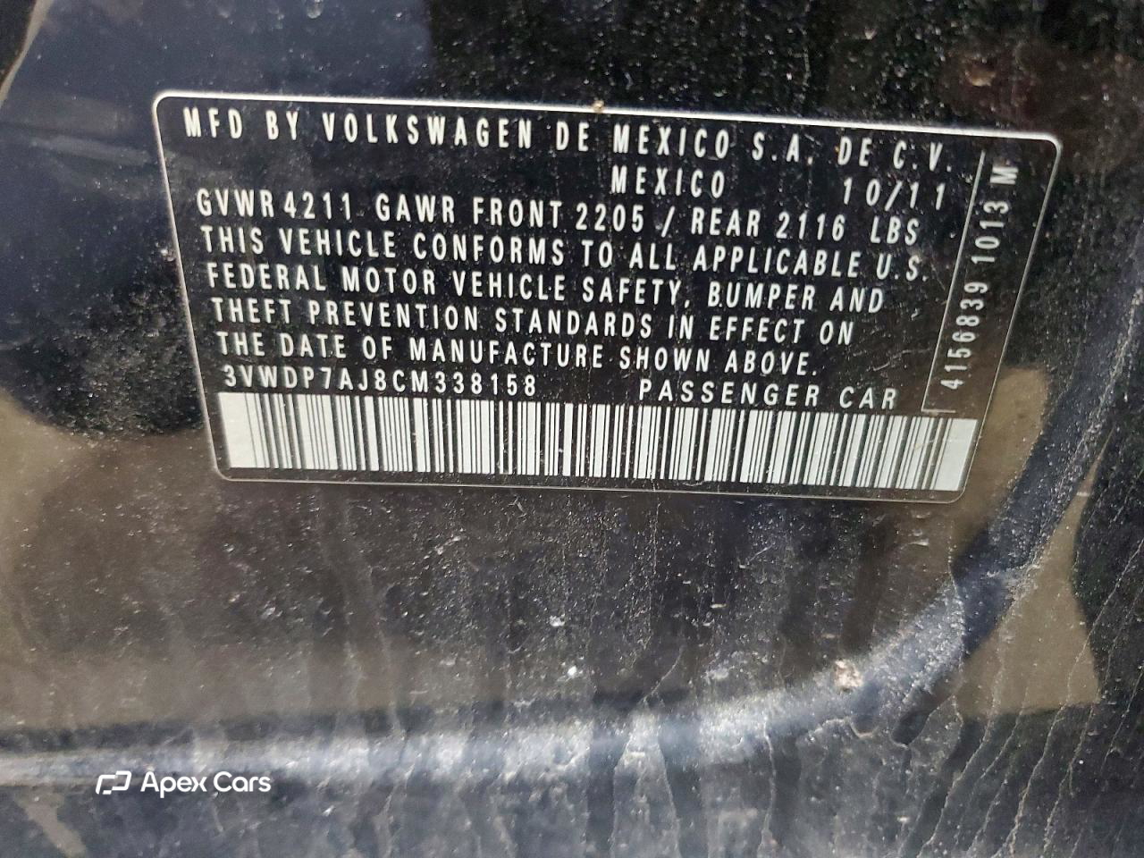 Volkswagen Jetta 2012