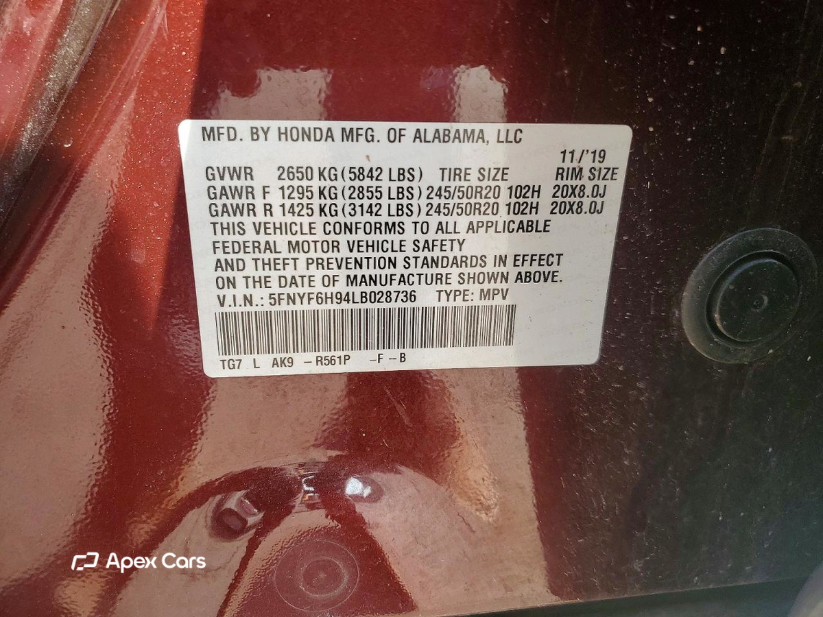 Honda Pilot 2020