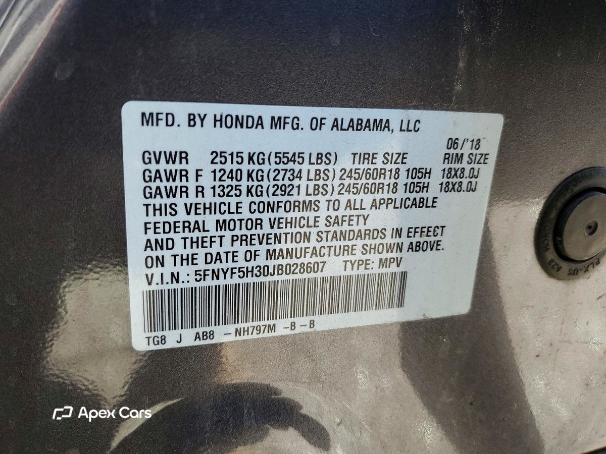 Honda Pilot 2018