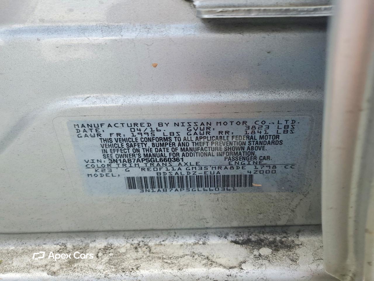 Nissan Sentra 2016
