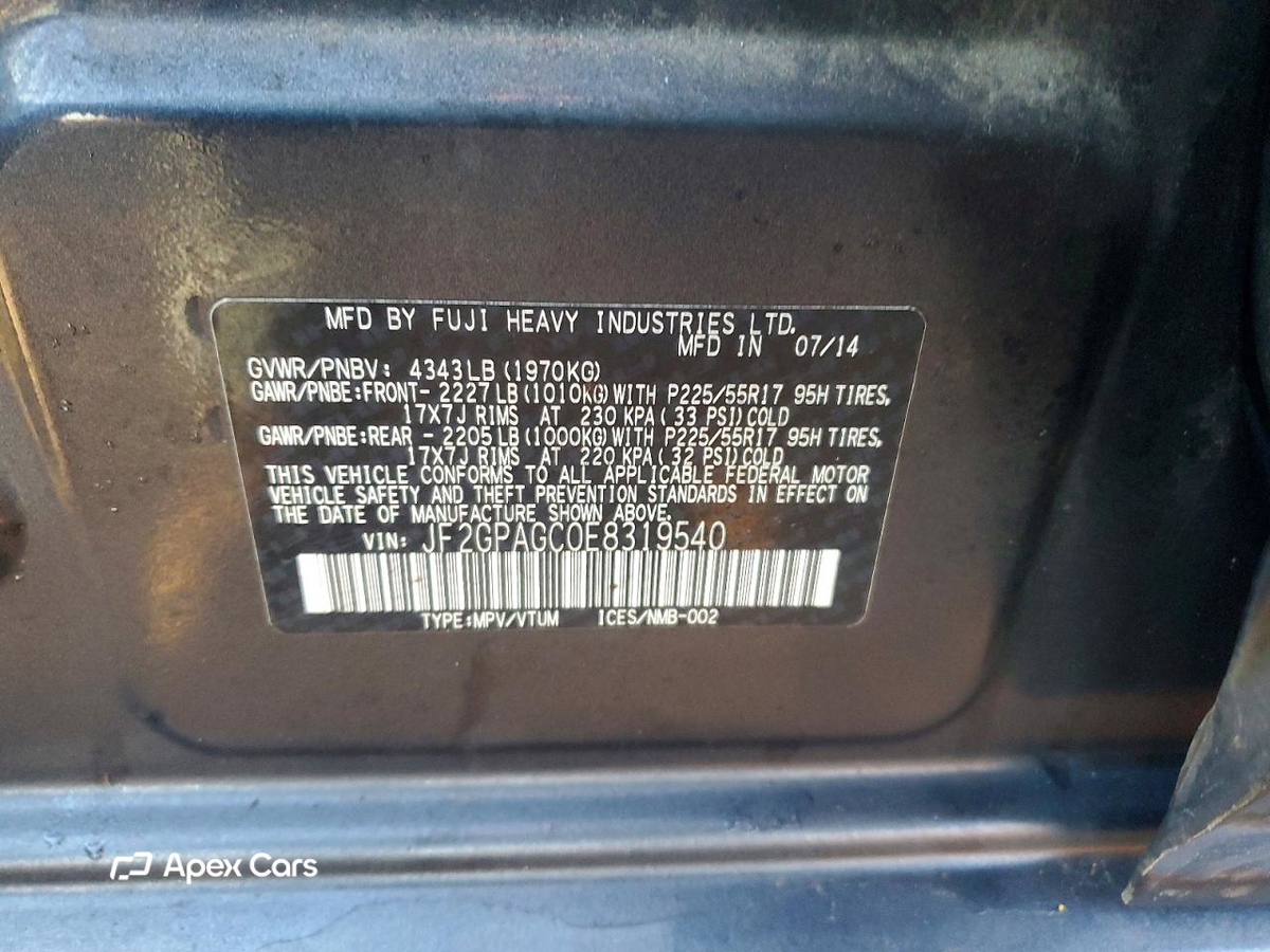 Subaru XV 2014