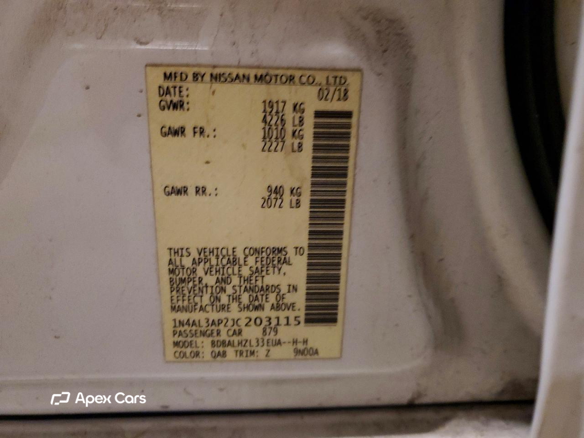Nissan Altima 2018