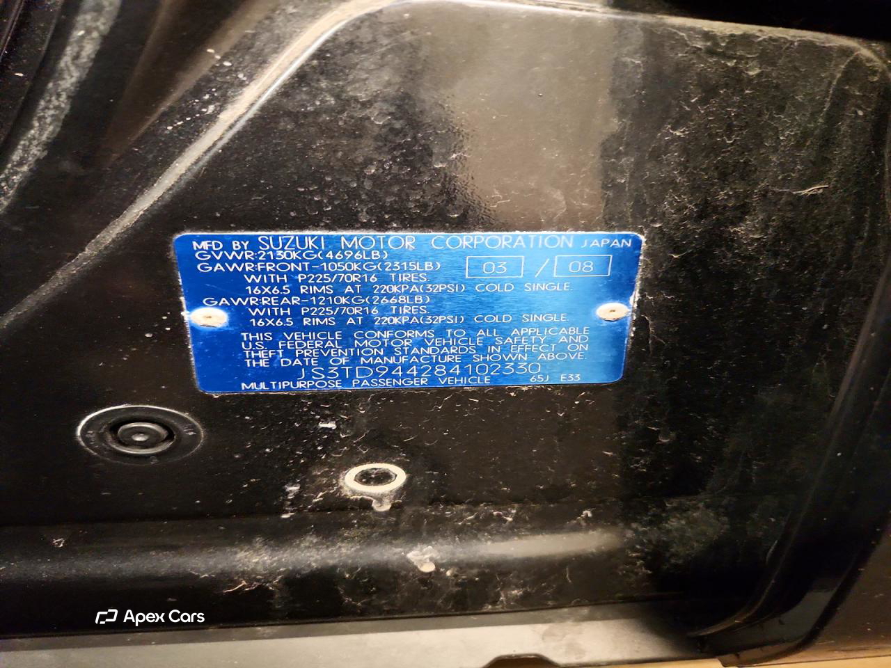 Suzuki Grand Vitara 2008