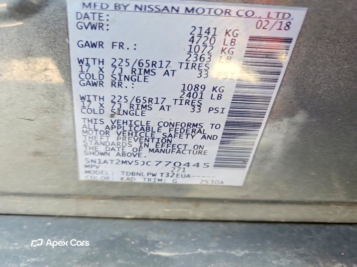 Nissan Rogue 2018