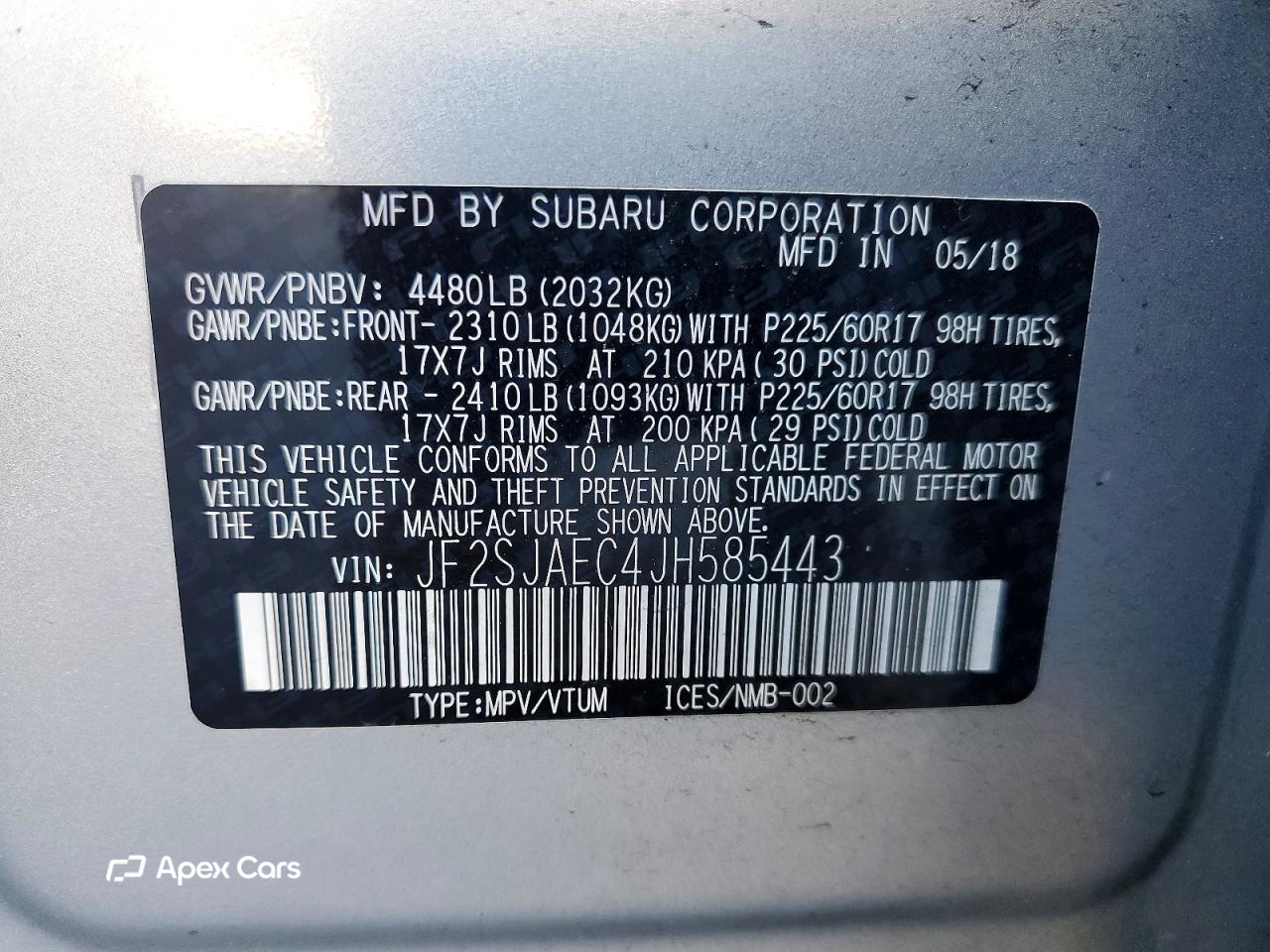 Subaru Forester 2018