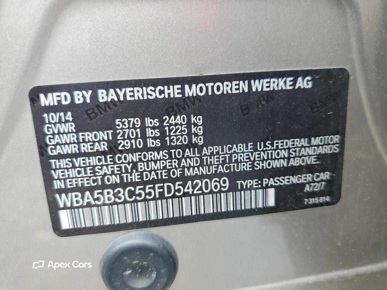 BMW Series 5 2015