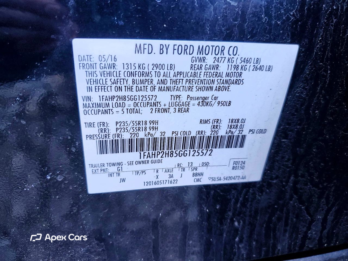 Ford Taurus 2016