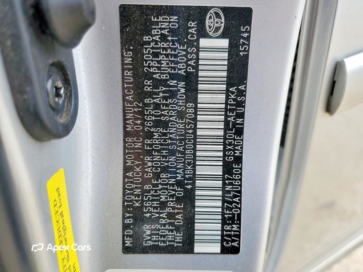 Toyota Avalon 2012