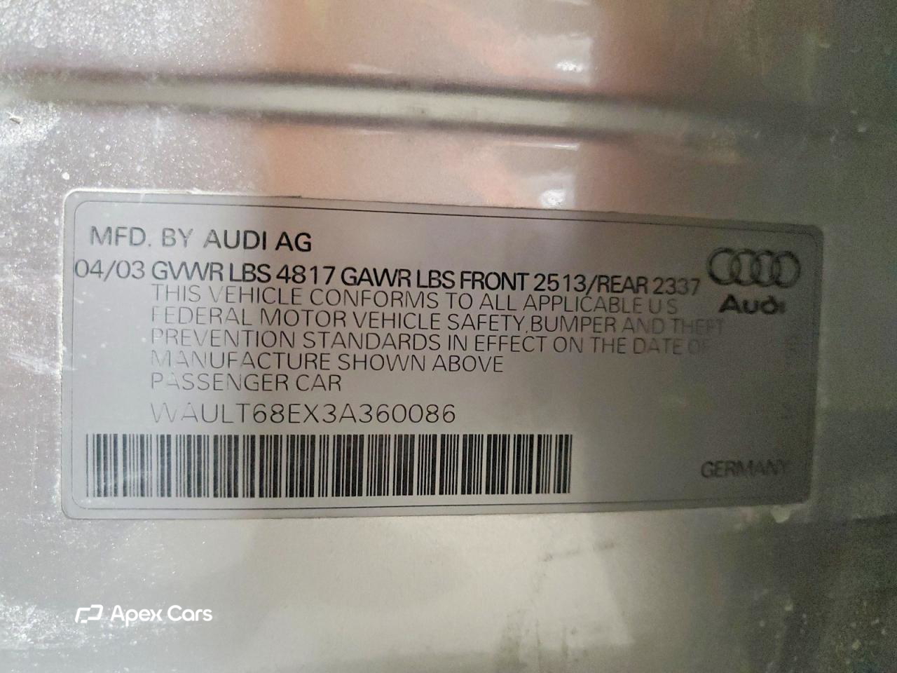 Audi A4 2003
