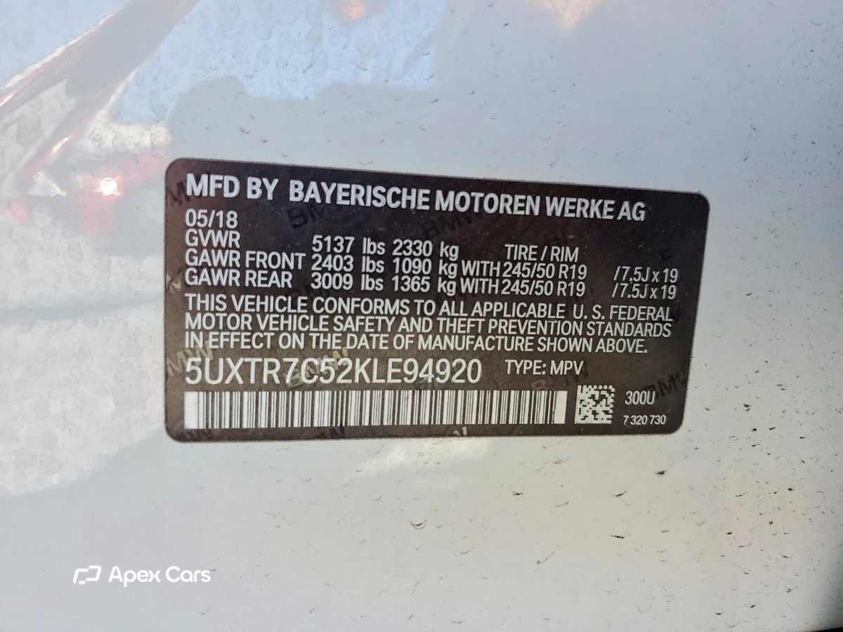 BMW X3 2019